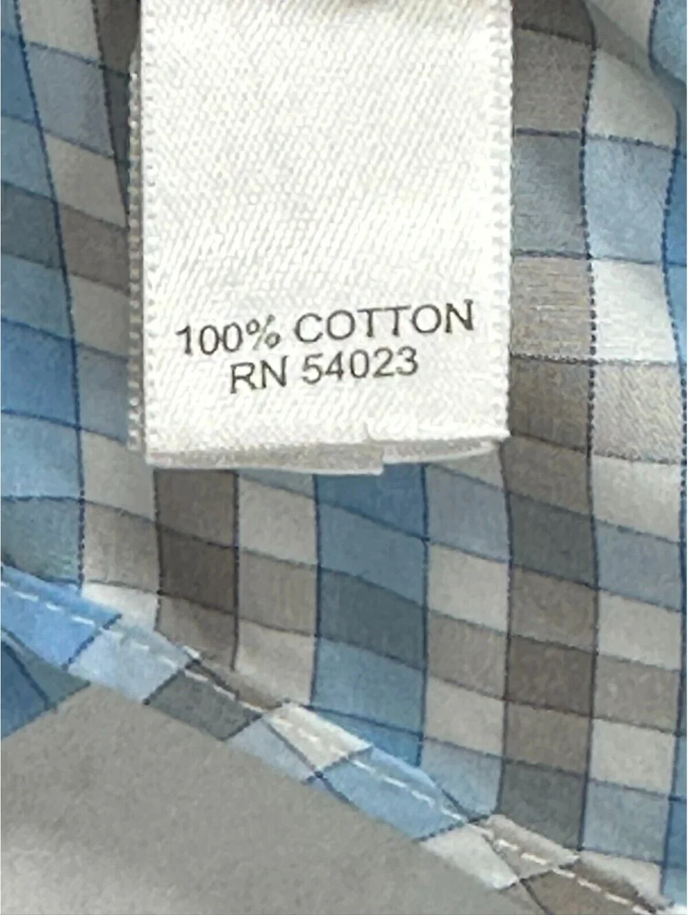 Banana Republic Non-Iron Tailored Slim Check Blue Gray Men L